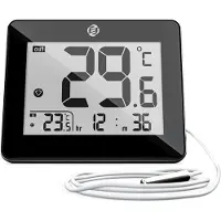 OEM Station météo numérique d'intérieur et d'extérieur - Hygromètre - Thermomètre - Appareil de mesure de l'humidité de l'air - Version avancée pour l'intérieur et l'extérieur