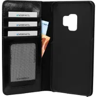 Mobiparts Excellent Wallet Case Samsung Galaxy S9 Jade Black (Samsung Galaxy S9), Coque pour téléphone portable, Noir