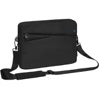 Pedea Pochette pour tablette "Fashion" 32,8 cm (12.9"), noir/bleu (12.90"), Sac pour notebook, Bleu, Noir
