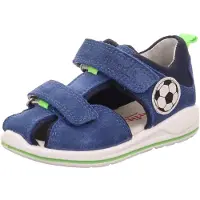 Superfit Chaussures ouvertes 'BOOMERANG' bleu foncé / noir / blanc