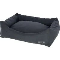 Kerbl Kuschelbett Platin Ortho (Farbe grau, 80 x 60 x 25 cm, waschbar) 80478