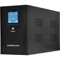 Mediacom M-UPS851D Unterbrechungsfreie Stromversorgung (USV) Line-interactive 0,8 kVA 480 W 2 Steckdose(n) AC