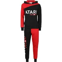 Atari Survêtement Gaming de - Rouge & Noir - Patchword de Couleurs - XS - XL - pour Femme - noir/rouge - Taille L