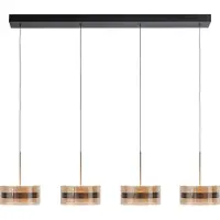Highlight Suspension Enzo 4 lumières droites