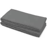 HOME LINGE PASSION Set ofhome sheets linge passion flat sheet grey lit simple 180 x 290 cm