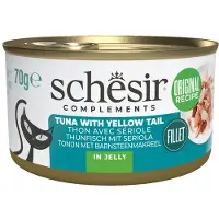 Schesir thon avec sériole (gelée) pâtée pour chat (boîte)