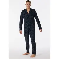 Schiesser Pyjama Schiesser Homme 180272 Nightblue-Taille 48