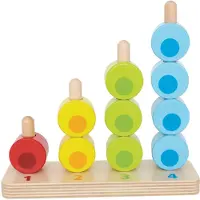 Hape Jeu d'empilage Hape : compter et colorier