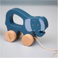 Trixie Jouet à tirer en bois - Mrs. Elephant