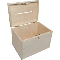 Gerkimex Houten Enveloppenkist met Slotje