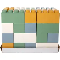 Cavallino Blocs de construction XXL Couleurs pastel - 45dlg.