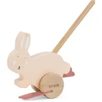 Trixie Barre de poussée en bois - Lapin - Jouet