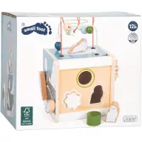 Small Foot Cube de motricité - company - Arctic - Bois - 5 surfaces jouables - 12 mois et plus