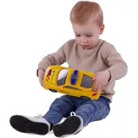 Cavallino Toys Voiture-jouet ambulance à friction 27cm en plastique pour enfants
