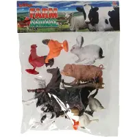 Lobbes Speelgoed Animaux de la ferme, 10pcs.