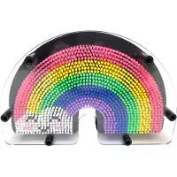 VAN MANEN Pin Art Motiv Regenbogen "Pin It!" - ca. 21 cm
