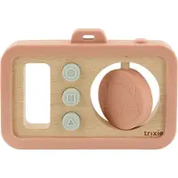 Trixie Caméra en bois pour bébé avec silicone - Mrs. Cat - Jouets éducatifs pour bébés