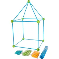 Lobbes Jeu de construction XL boules et tiges 68 pièces multicolores