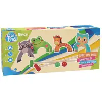 Eddy Toys Jeu de croquet sur le thème des animaux, à jouer en extérieur