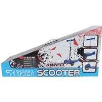 Street Rider 3-Wheel Scooter - Volant réglable - Bleu - Pour enfants à partir de 3 ans - Max. 50 kg