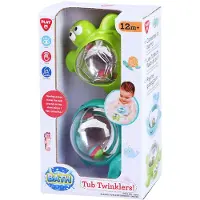 Play Tub Twinklers – Wal und Schildkröte, 2 Stück.