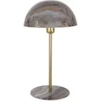 Safaary Lampe de table Oriental Gris Marbre Champignon Ø 26 x 48cm
