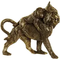DKD Home Decor figurine décorative fz-93397 21 x 8,5 x 18,5 cm doré résine colonial - Couleur:DOR