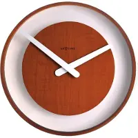 Nextime Horloge murale design 3046br Wood Loop 30cm