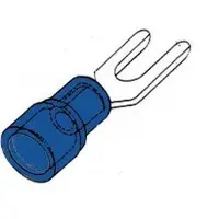 Velleman Pelle Fourchue Bleue 6,4Mm