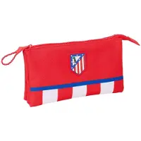 Safta Étui triple polyvalent Atlético Madrid Rouge 22 x 12 x 3 cm