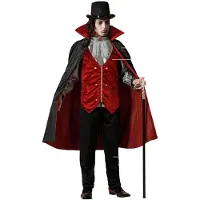 Atosa Vampire Men Costume Rouge M-L Enfants