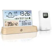 OEM Station météo intérieure et extérieure, hygromètre, thermomètre, numérique, mesureur d'humidité, avancée