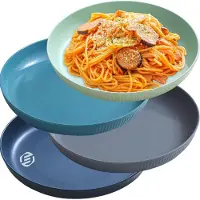 OEM Assiettes à spaghetti Equivera - Assiettes creuses - Assiette creuse - Bols à pâtes - Assiettes à spaghetti