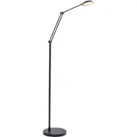 Artdelight Lampe de lecture classique Palermo noir