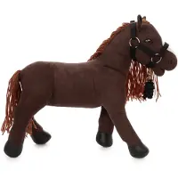 ByAstrup Poney câlin - Pixie - 30 cm. - Marron - - UneTaille - Peluche