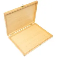 Kangaro Stiftebox aus Holz, (B)280 x (T)200 mm, unbestückt Höhe: 30 mm, stilvoll und robust, praktische Auf