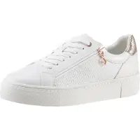 Tamaris Baskets basses or / blanc