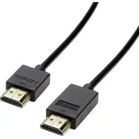 Roline - Câble HDMI avec Ethernet - HDMI mâle pour HDMI mâle - 2 m - double blindage - noir - support 4K, actif