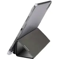 Hama « Fold Clear » avec compartiment pour stylet, pour l'iPad Pro 11 d'Apple (Apple iPad Pro 11 2024), Étui pour tablette, Transparent, Noir