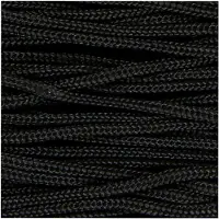 Creativ Company Cordon de macramé noir, 8m