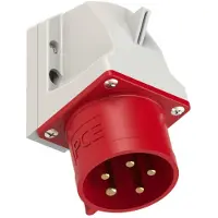 Pce Connecteur mural CEE 32 A 5 pôles 525-6 400 V rouge 1 pc(s)