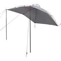 vidaXL Tente pour voiture Gris et orange Imperméable