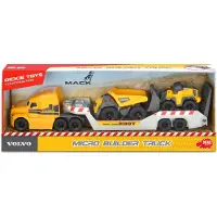 Dickie Toys DICKIE Construction Volvo Set Serviette Micro Builder 32 cm