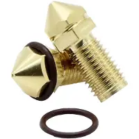 FabConstruct Buse en laiton 0.8mm pour Ultimaker UM3, S3, S5, S5 Pro Brass Nozzle (Tube de grenaillage)
