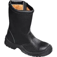 BIG Arbeitsschutz Bottes d'hiver à fermeture à glissière S3 ZIPPER noir/vert taille 39