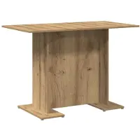 vidaXL Table de salle à manger Chêne Artisan 110x60x75 cm Bois composite