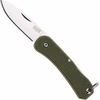 Knafs Co. Lander 6 -00426 Satin 4034SS, OD Green FRN, couteau de poche porte-clés