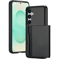 IMoshion Coque arrière avec porte-cartes pour Samsung Galaxy S25 Plus - Noir