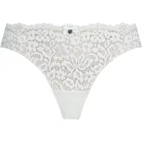Hunkemoller String Marine Blanc