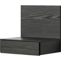 New Works Tana Table de Nuit Murale Black Stained Oak